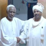 القنصل بخاري حبيب الله يزور الاذاعي المخضرم علم الدين حامد