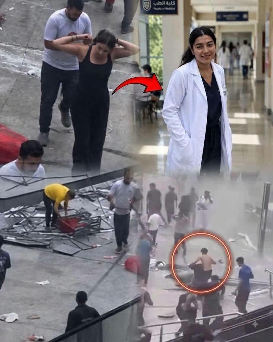 طالبة  طب مصرية   شجاعةتساهم في علاج المصابين   لحظة حادث انفجار مول ارابيلا
