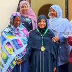 تكريم حافظة لكتاب الله  محافظ الجيزة يكرم الطالبة السودانية الحافظة هالة عبدالمنعم عزالدين