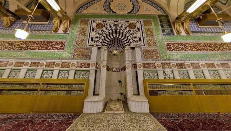 المحراب العثماني  في المسجد النبوي الشريف