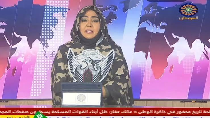 ناهد النور مذيعة سودانية ممتازة ومتمكنة