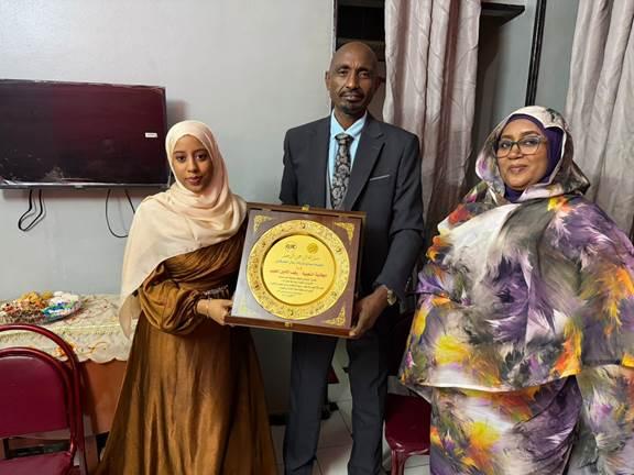 مجموعة الخندقاوي تكرم اولى الشهادة السودانية رهف الأمين في اسوان